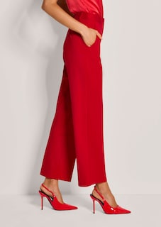 Ankle-free jersey trousers with centre creases thumbnail 5