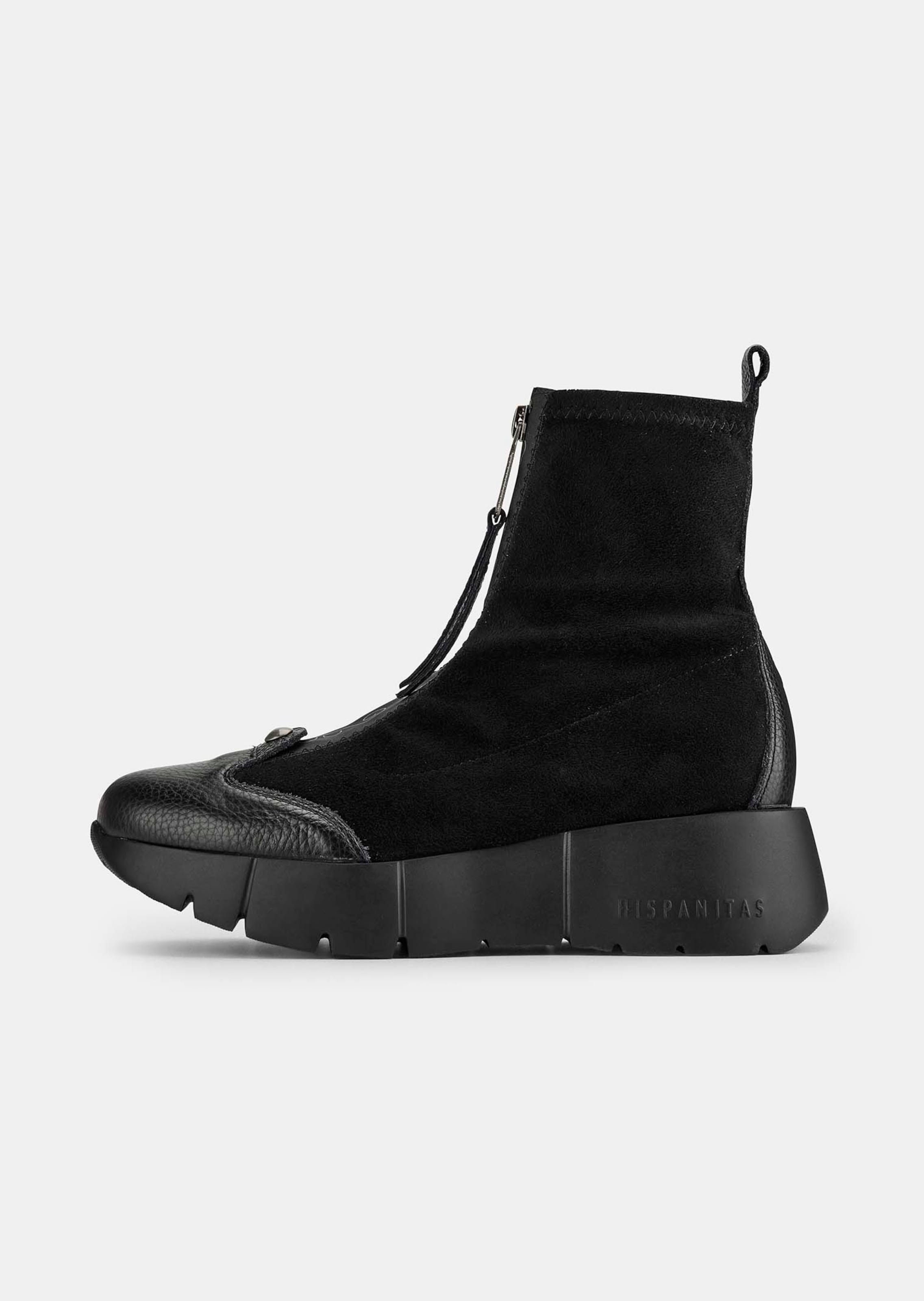 Boots in Veloursleder-Optik