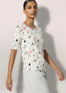 Kurzarm-Shirt mit Schuhmotiven thumbnail 2