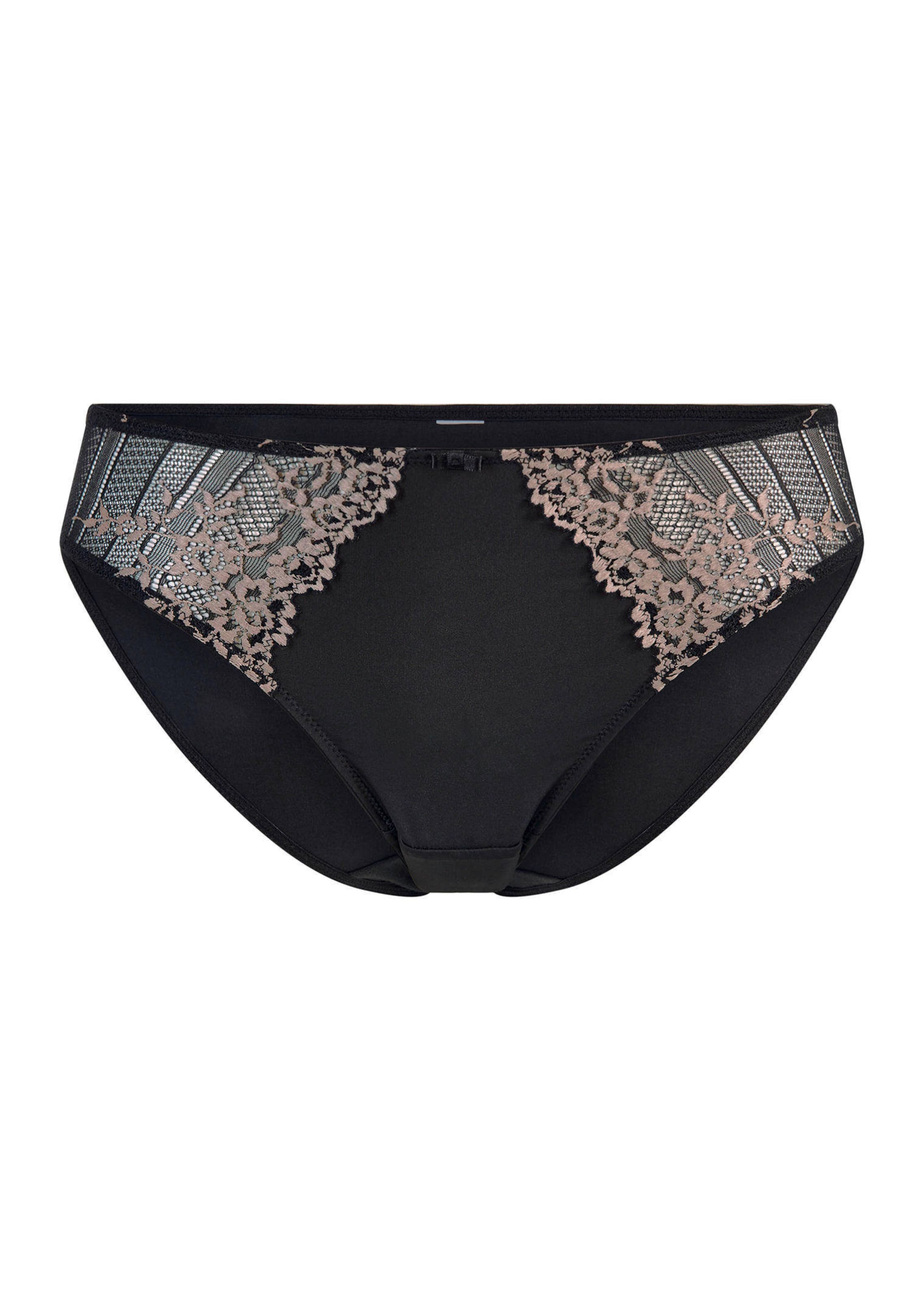 Hüftslip mit floraler Spitze