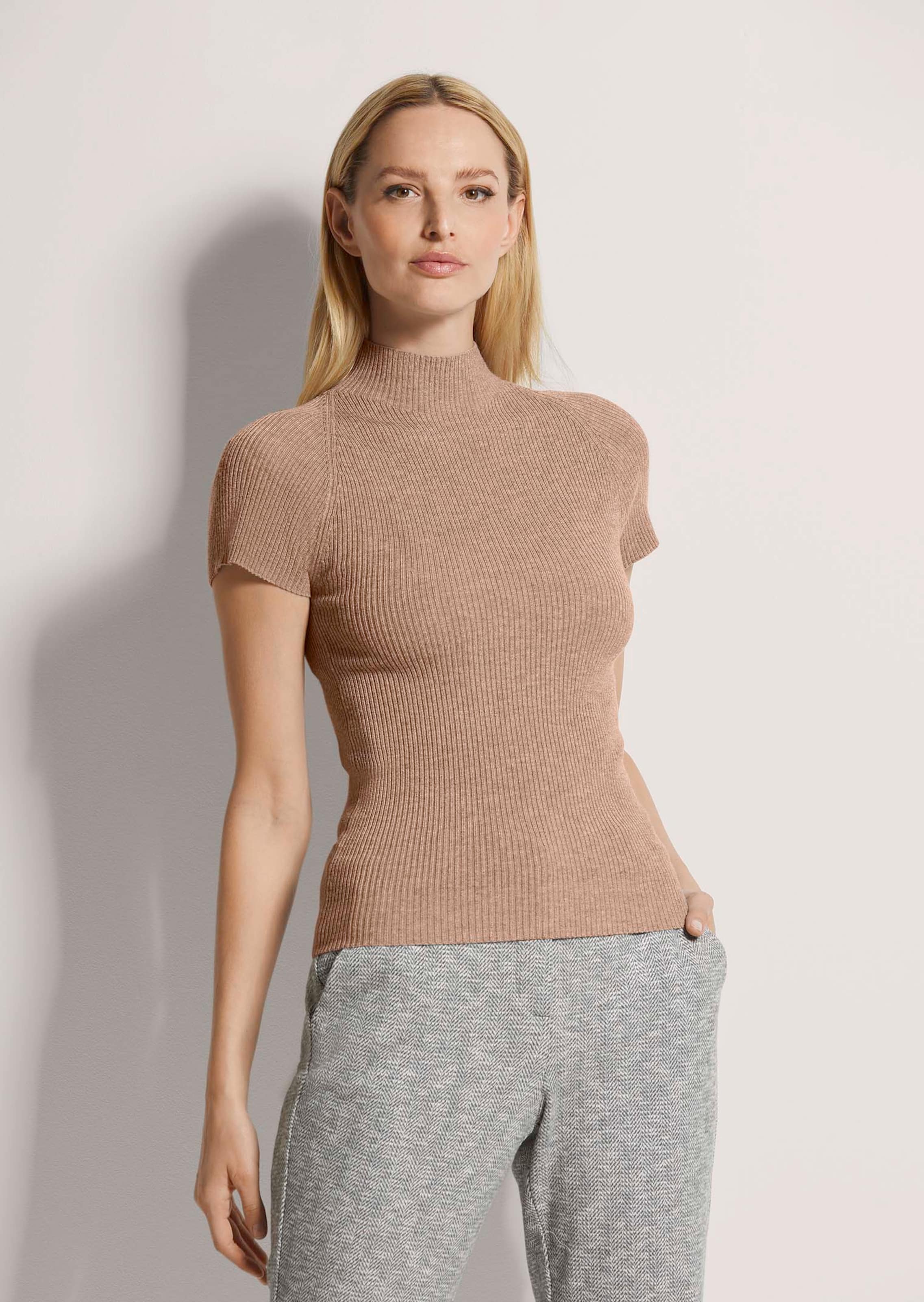 Strickpullover mit Kurzarm thumbnail 2