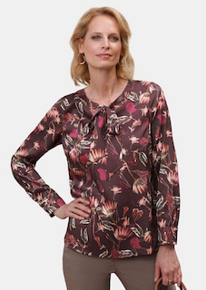 Druckbluse in Satinqualität thumbnail 1