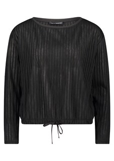 T-shirt structuré avec rayures longitudinales thumbnail 6