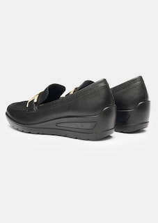 Leder-Slipper mit Zierschnalle thumbnail 4