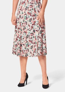 Comfortabele, gedessineerde rok met rondom elastische tailleband thumbnail 6