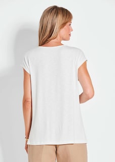 T-shirt orné de pierres précieuses thumbnail 3