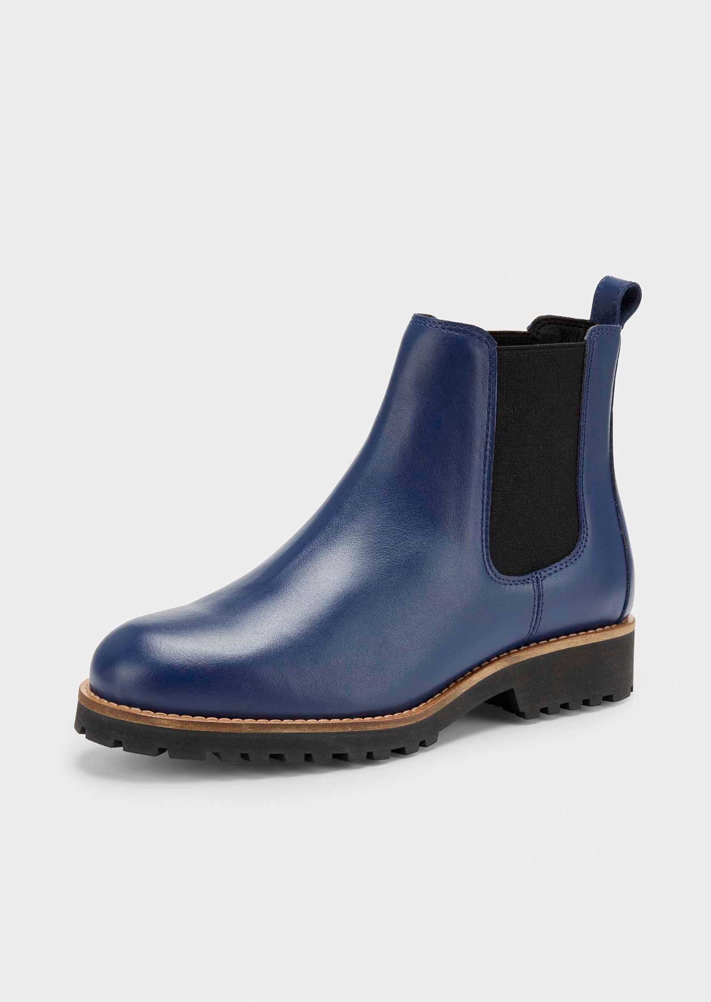 Bottines Chelsea en cuir véritable