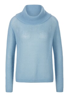 Feinstrick-Pullover mit Capuchon-Kragen thumbnail 7