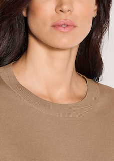 Leichter Feinstrickpullover aus Baumwolle thumbnail 5