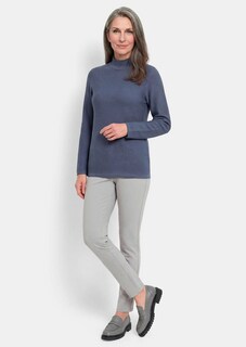 Feiner Strickpullover mit Stehkragen thumbnail 2