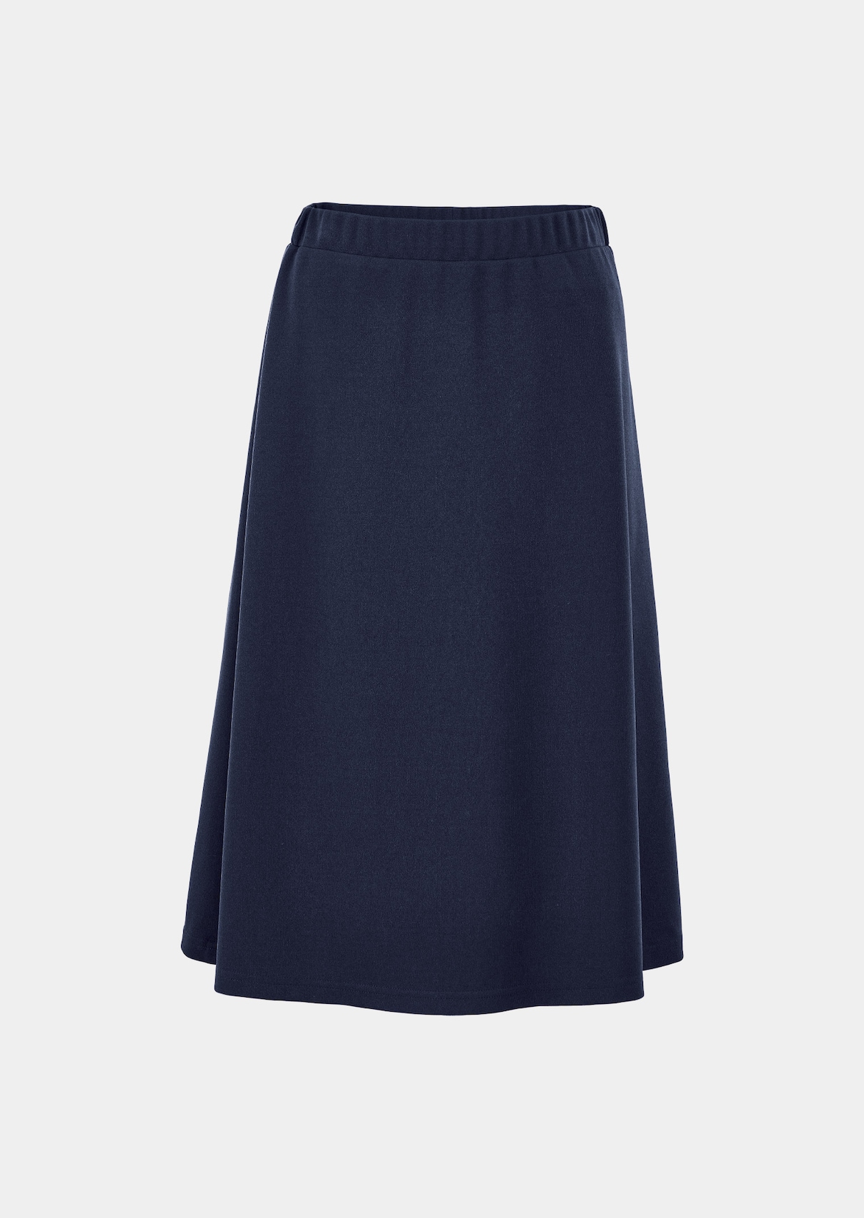 Jupe évasée en jersey avec taille élastique