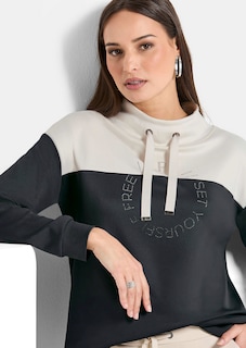 Soft sweatshirt with stand-up collar thumbnail 3
