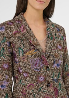 Tweed frock coat with all-over embroidery thumbnail 6