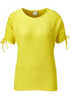 Sweatshirt with piqué texture and gathered effect thumbnail 2