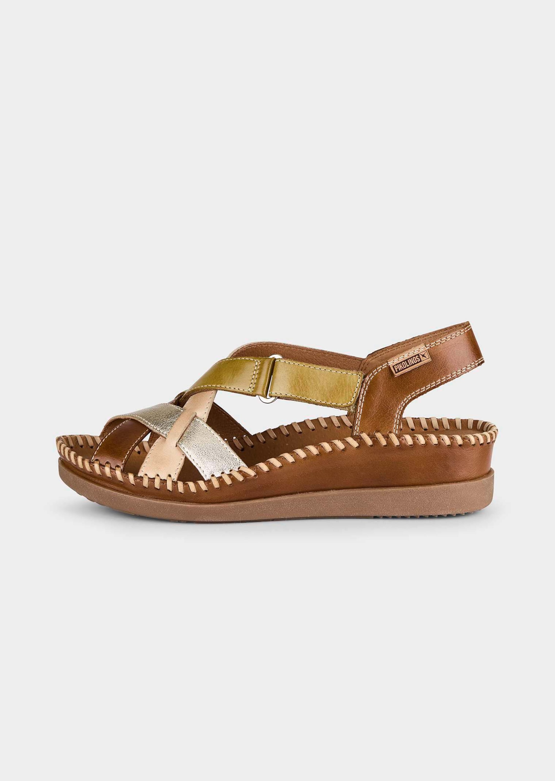 Sandale mit verstellbarem Klettriemen