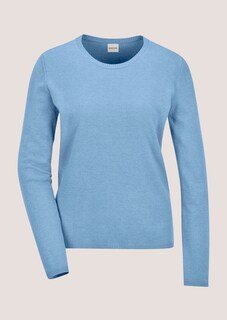 Fine knit crew neck jumper thumbnail 6
