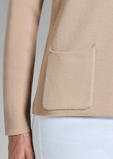 Blazer en tricot avec poches plaquées thumbnail 5