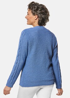 Bändchengarn-Strickjacke mit schönen Details thumbnail 3