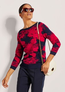 Jacquard-Pullover mit 3/4-Ärmeln thumbnail 5