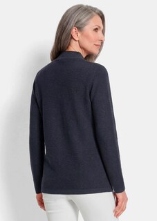 Feiner Strickpullover mit Stehkragen thumbnail 3