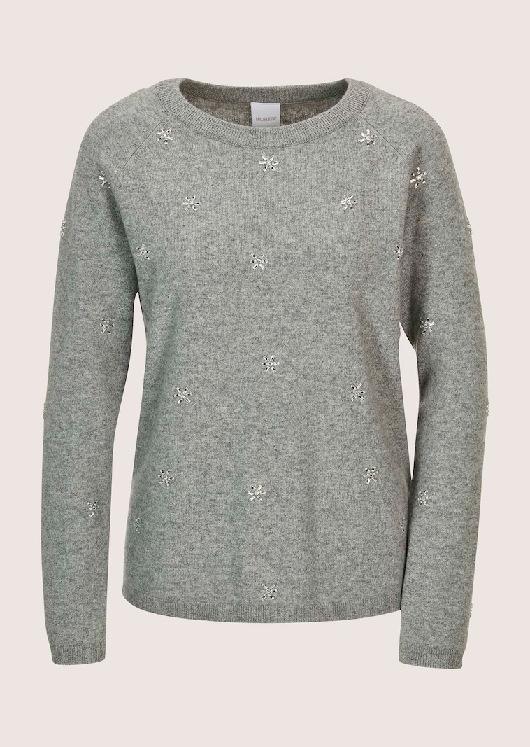 Pullover mit funkelnder Zierstein-Deko