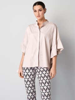 Oversizedbluse mit großem Volantärmel thumbnail 1