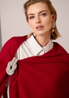 Poncho. Pur cachemire thumbnail 1