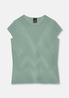 Femininer Kurzarmpullover mit Strukturmuster thumbnail 7