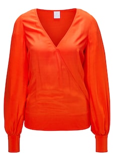 Blouse met overslaglook thumbnail 2