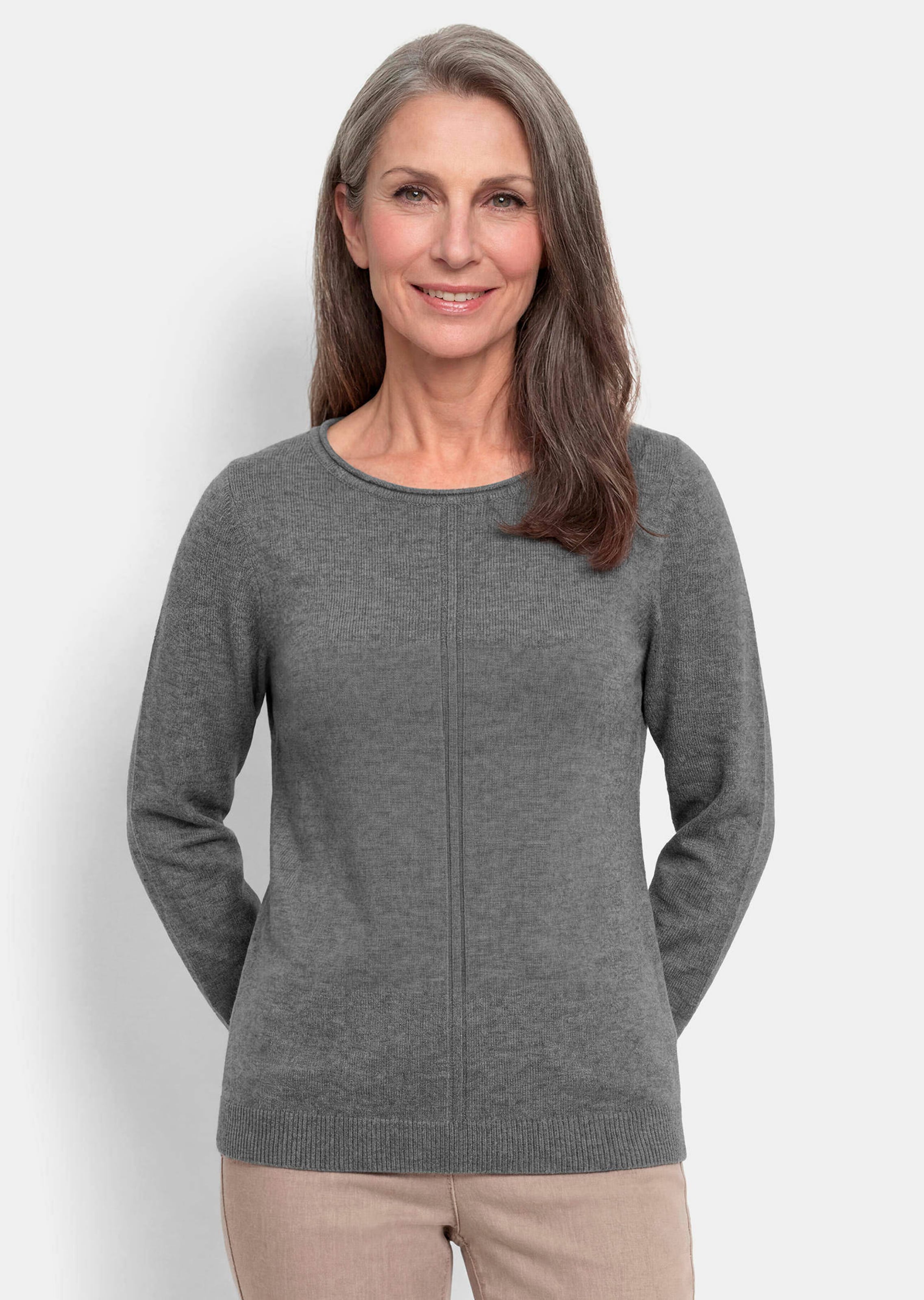 Tricot pullover van zuivere merinowol