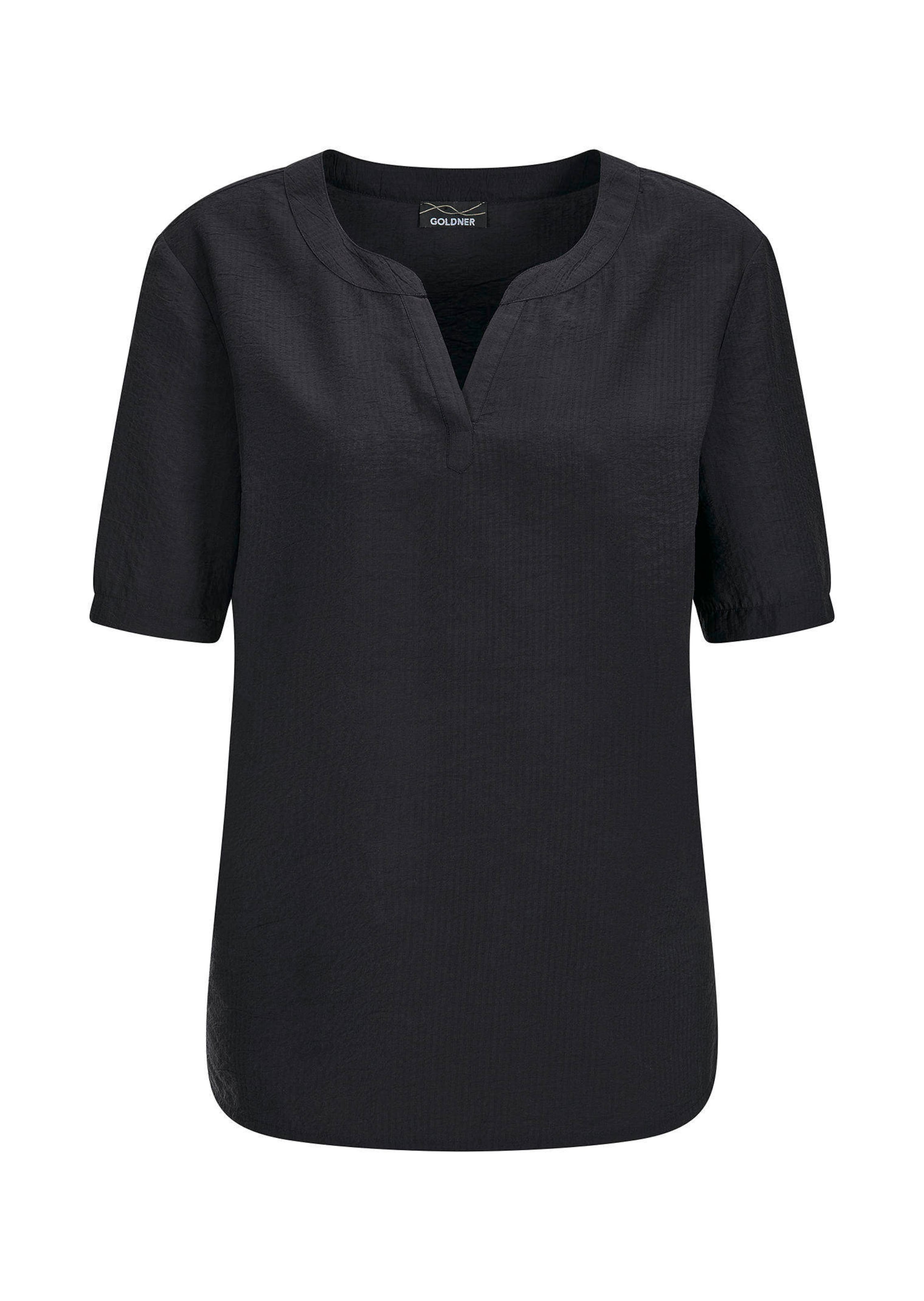 Onderhoudsarme blouse van seersucker