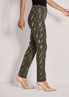 Glanzvolle Hose mit Snake-Print thumbnail 5