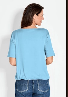 T-shirt avec encolure bénitier thumbnail 3