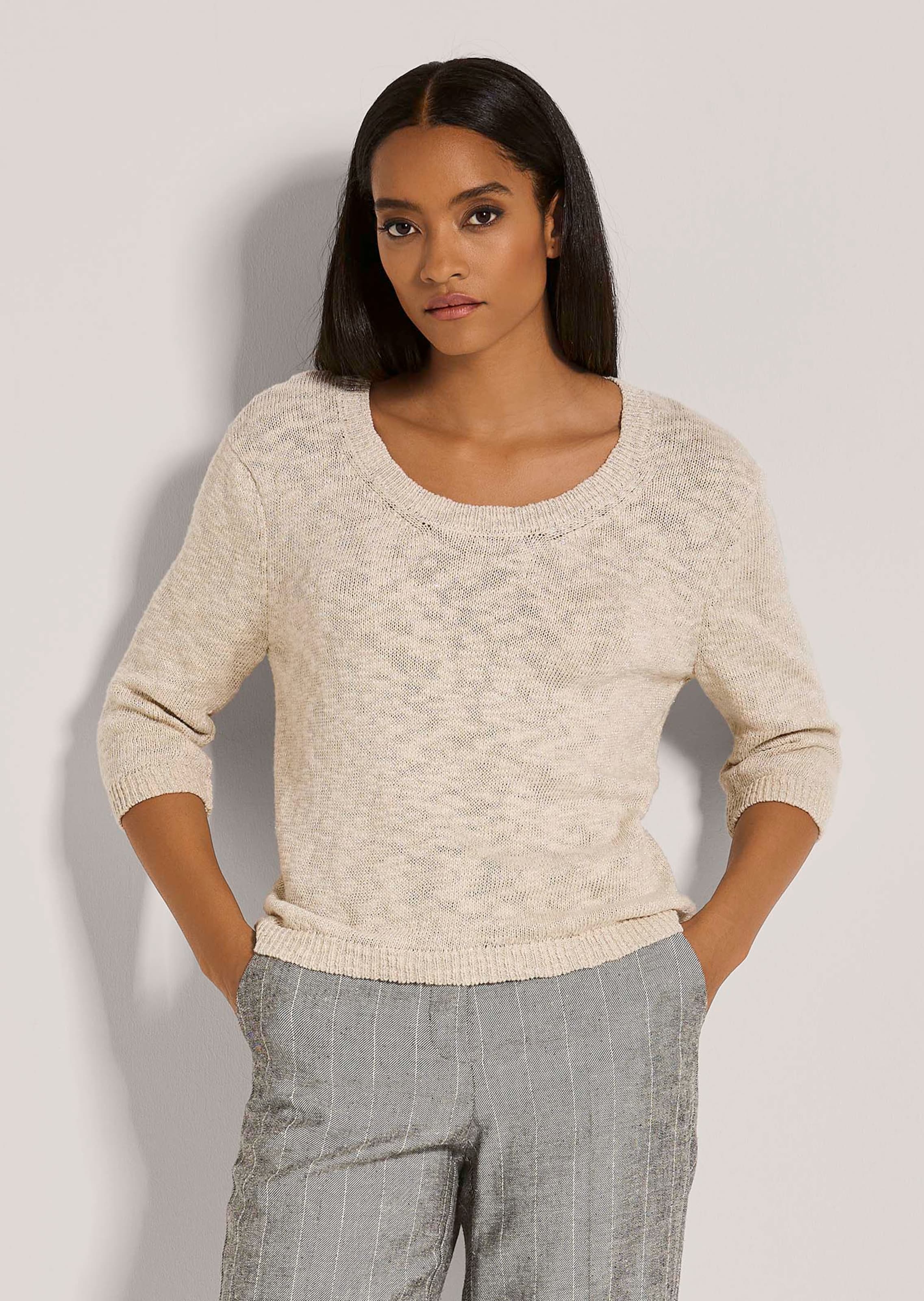 Pullover mit Glanz-Effekt