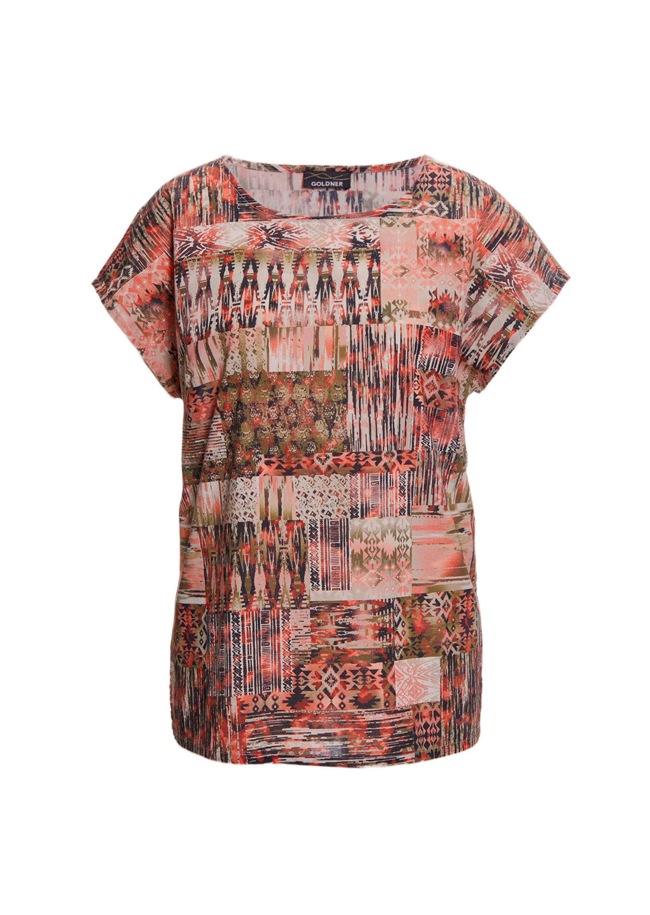Ultraleichte Druckbluse aus reiner Baumwolle
