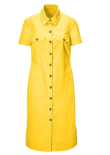 Robe chemise coupe ajustée à manches courtes thumbnail 7