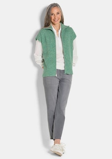 Gilet en tricot avec fermeture zippée thumbnail 2