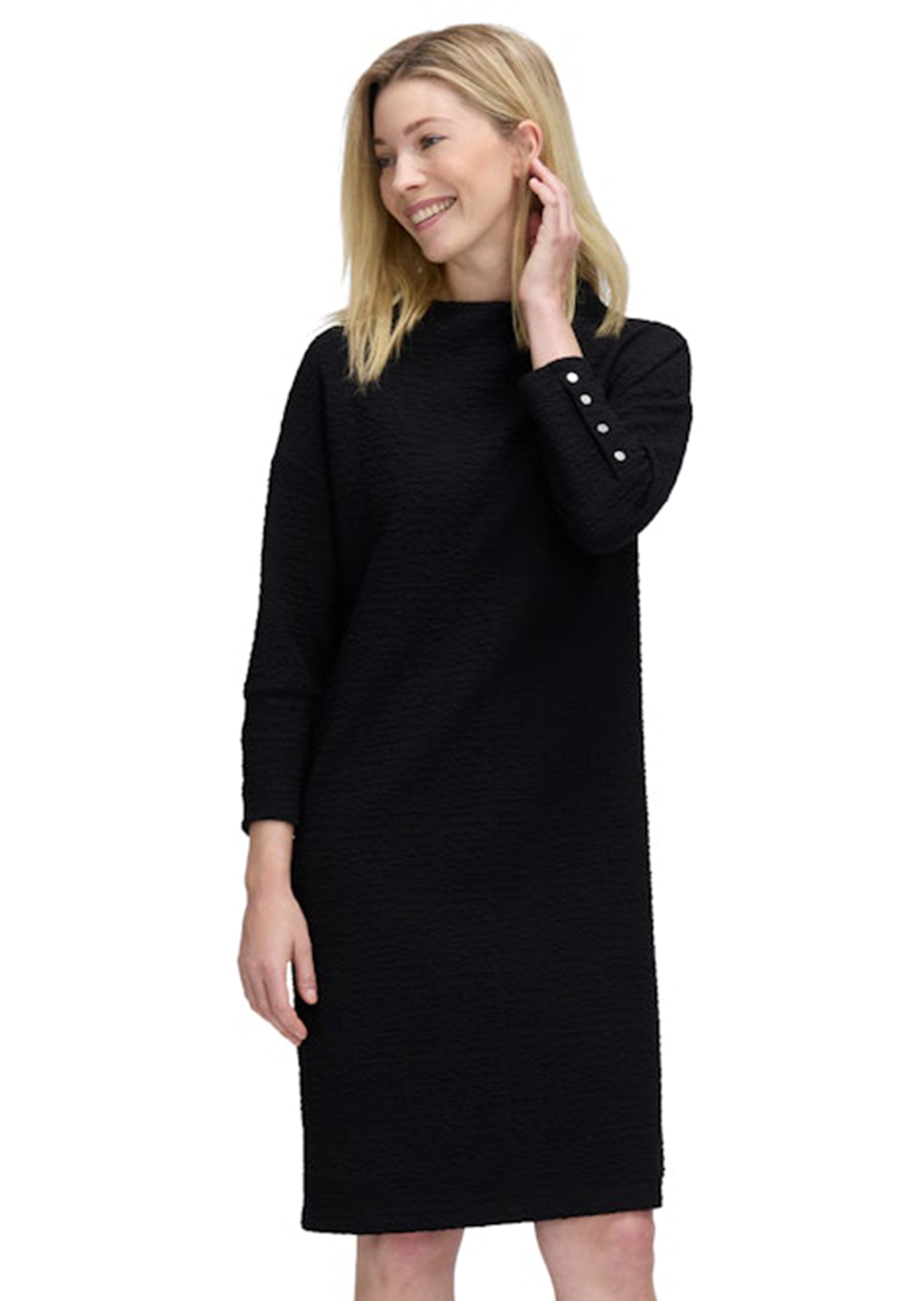 Jerseykleid mit 3D-Struktur