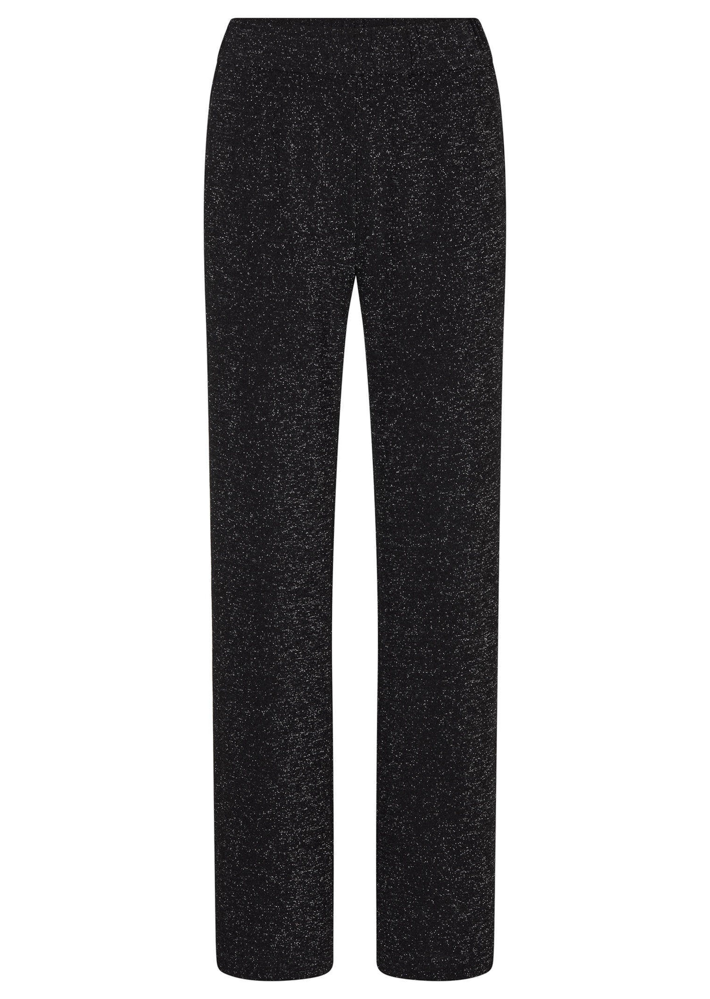 Wijde broek VERA van glanzende jersey