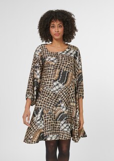 Bedrucktes Kleid in modischer A-Linie thumbnail 2