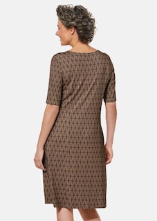 Elastisches Jerseykleid mit modischem Druck thumbnail 2