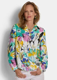 Blouse à col montant froncé thumbnail 1
