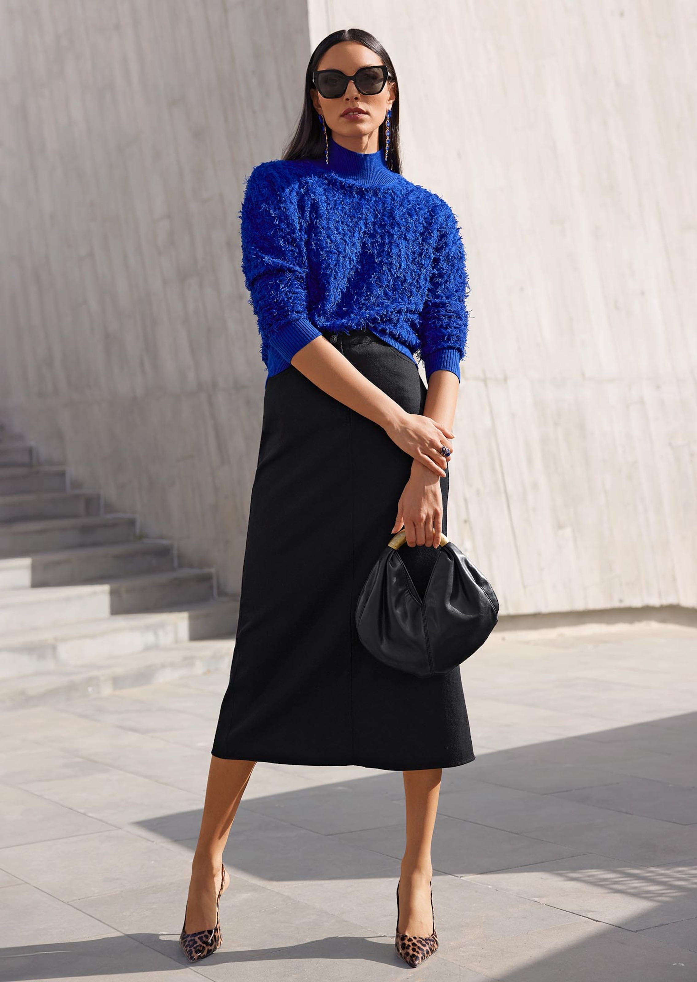 Denim midirok