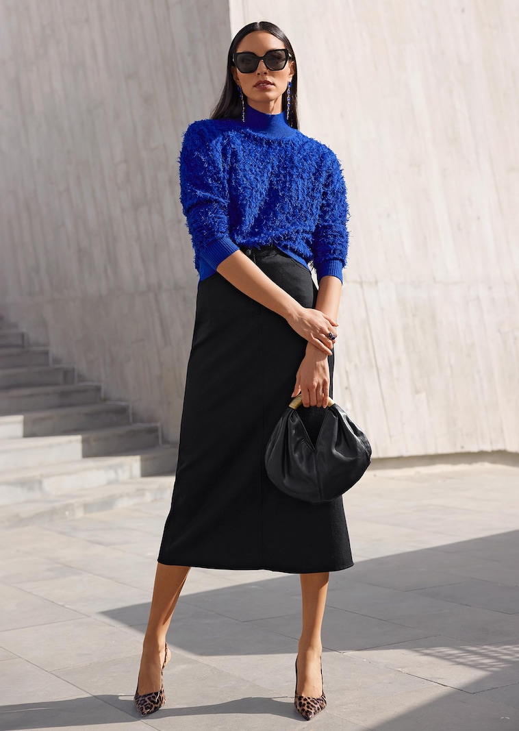 Denim midirok