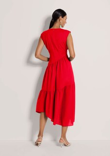 Baumwollkleid mit Stufenrock thumbnail 4