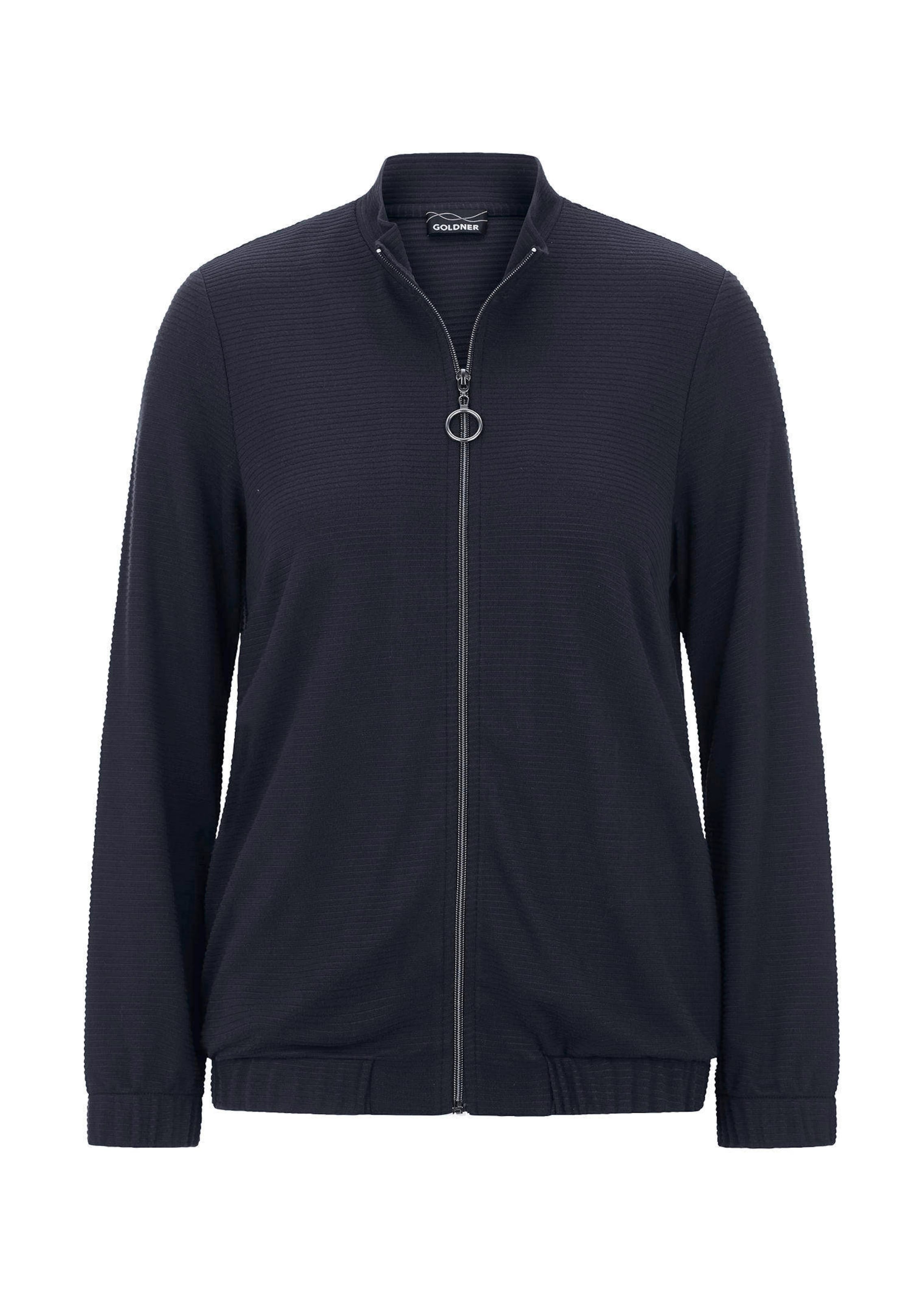 Zachte jersey jasje in een blouson-look