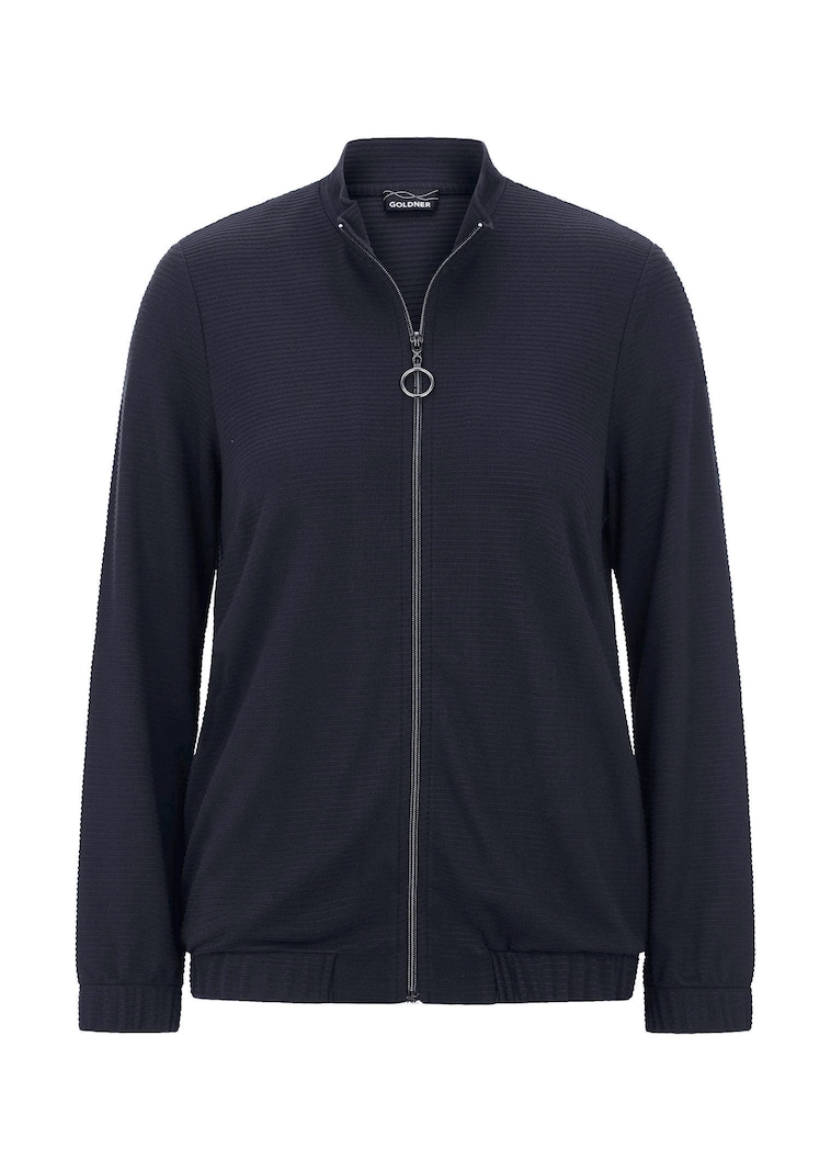 Veste en jersey doux à effet blouson