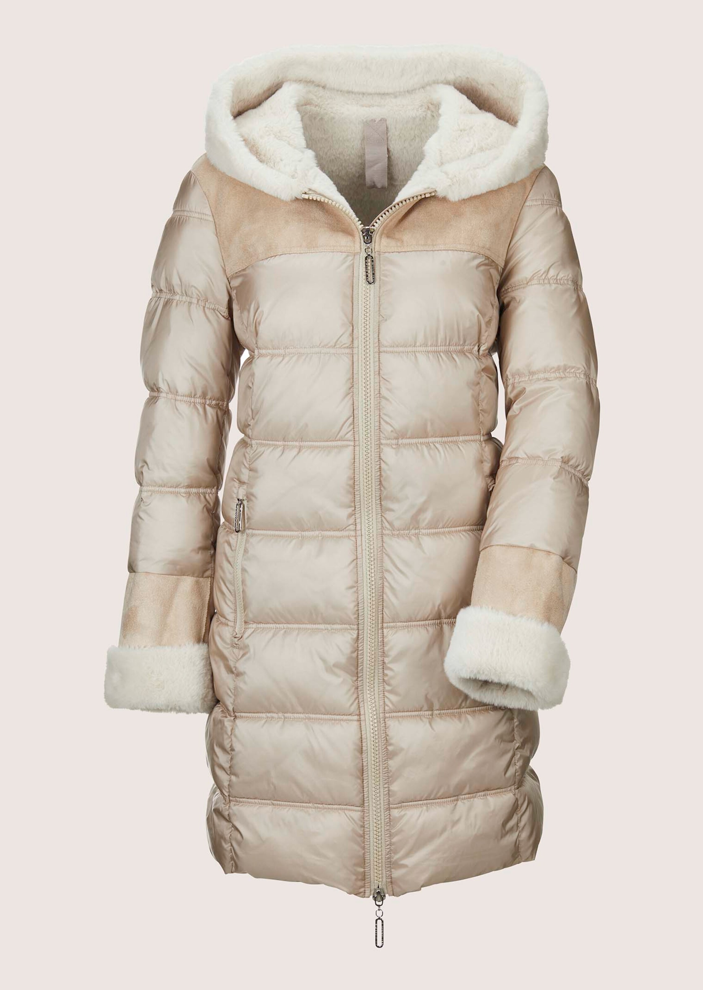 Wattierte Steppjacke mit Kapuze