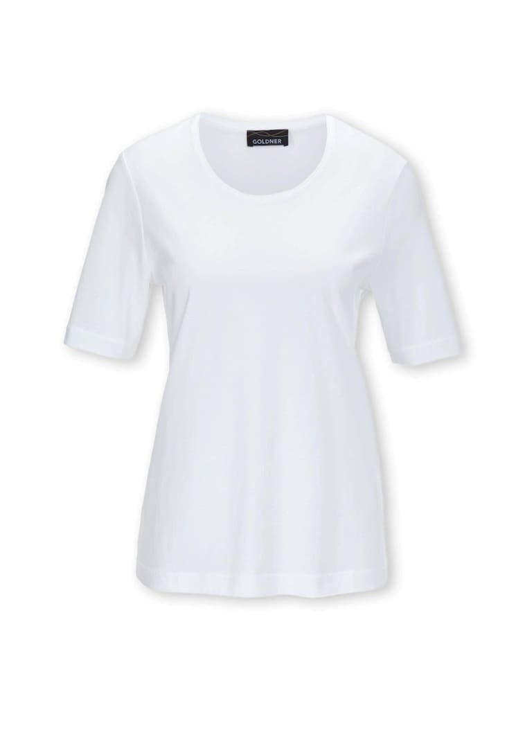 Basic T-Shirt aus reiner Baumwolle