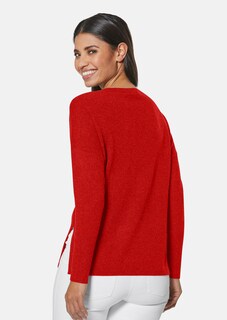 V-neck cashmere jumper thumbnail 3